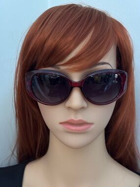 MUST BUNDLE 3 $5 ITEMS Women's Cat-Eye Sunglasses - Burgundy